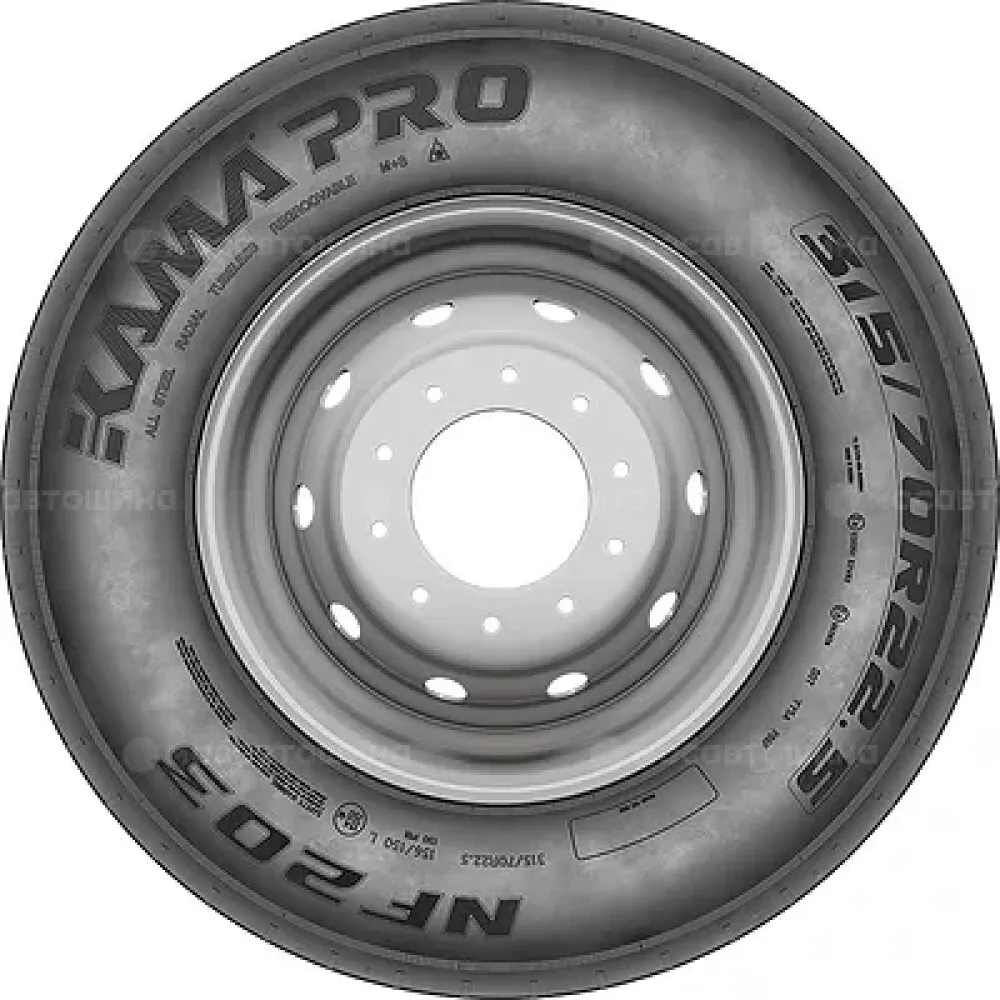 Кама NF 203 PRO 315/70 R22,5 154/150M (Рулевая ось)