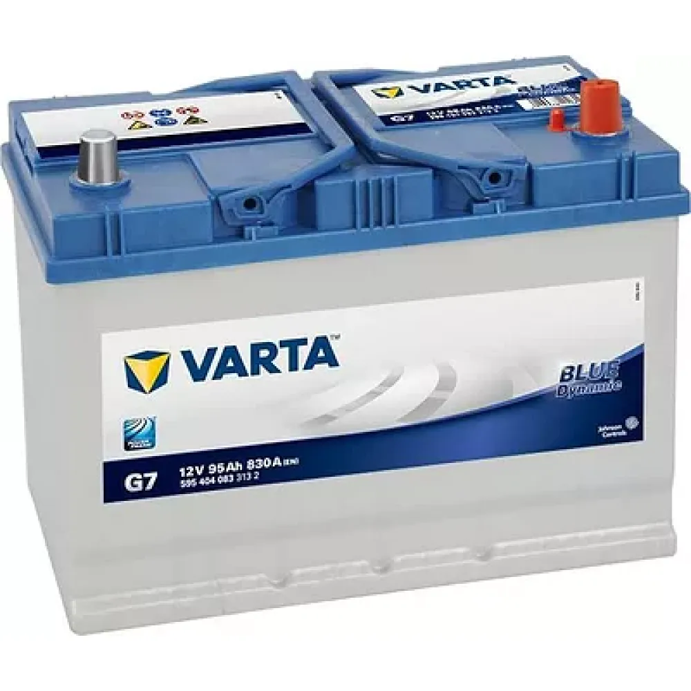 Varta BLUE dynamic 95 А/ч обратная конус азия (306x173x225)