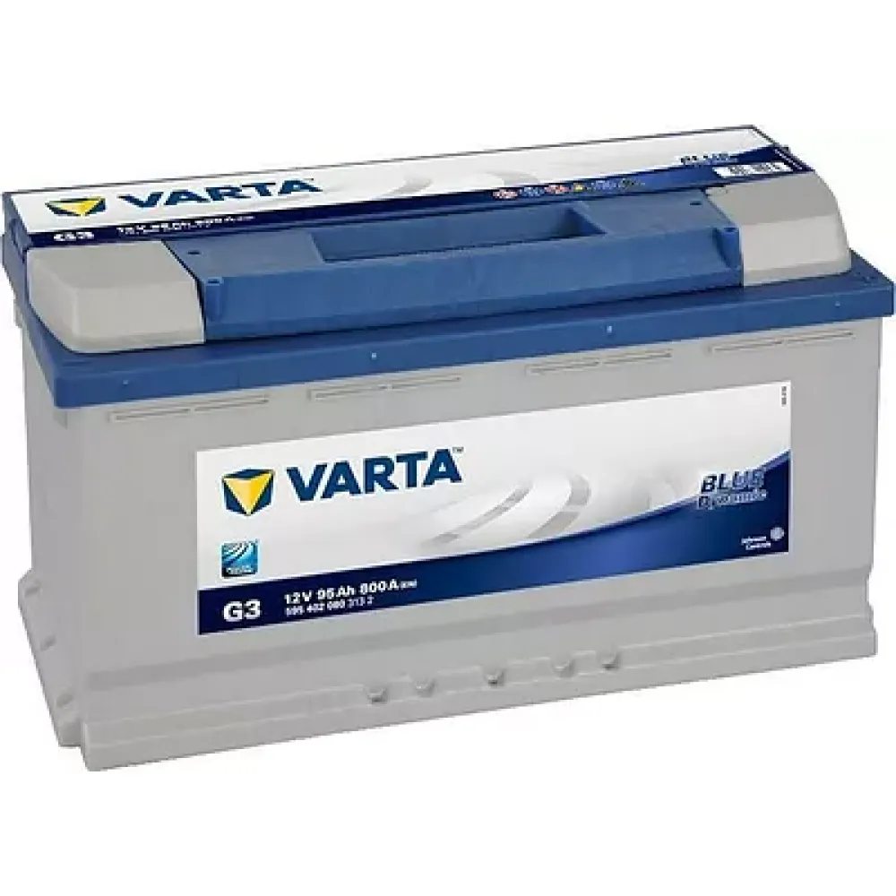 Varta BLUE dynamic 95 А/ч обратная конус стандарт (353x175x190)